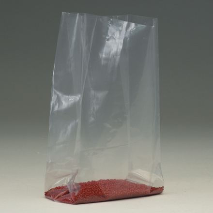 8 x 4 x 16" - 2 Mil Gusseted Poly Bags